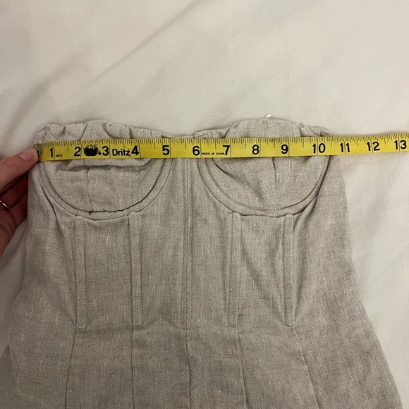 DISSH Midi | Leo Natural Linen Midi Dress - Picture 6 of 7